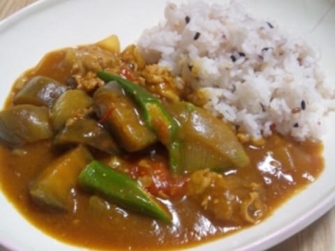 煮込まず簡単☆夏野菜カレー